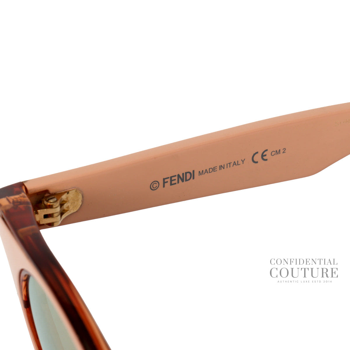 FendiYou Pink Rounded Sunglasses