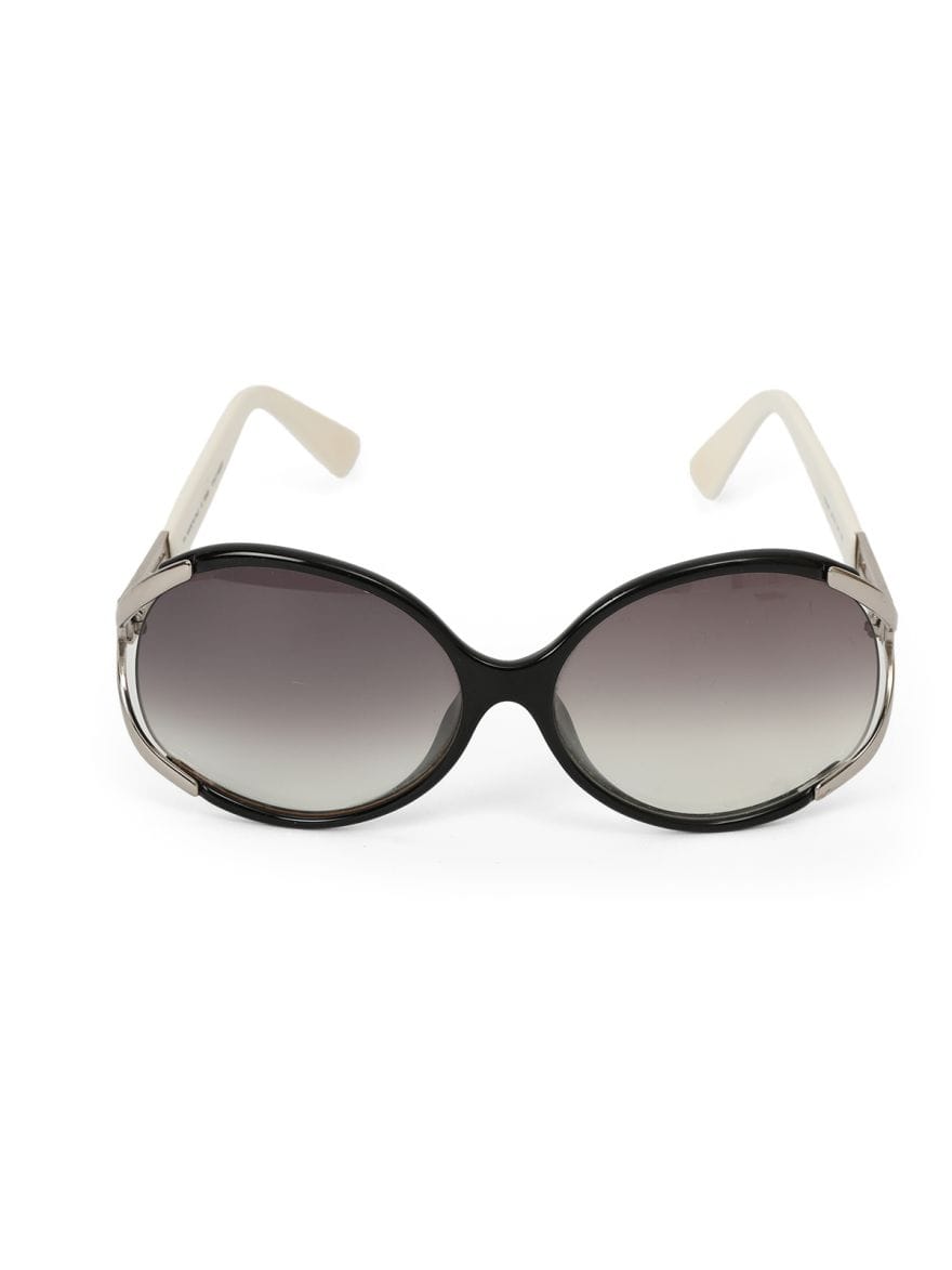 Fendi FS494K 59O15 001 130 Black And White Sunglasses Oversize
