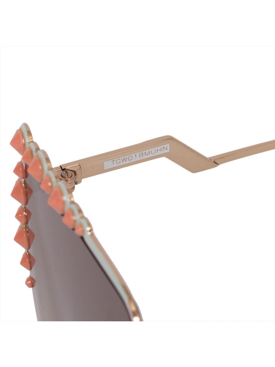 Fendi Studded Square Women's Sunglasses