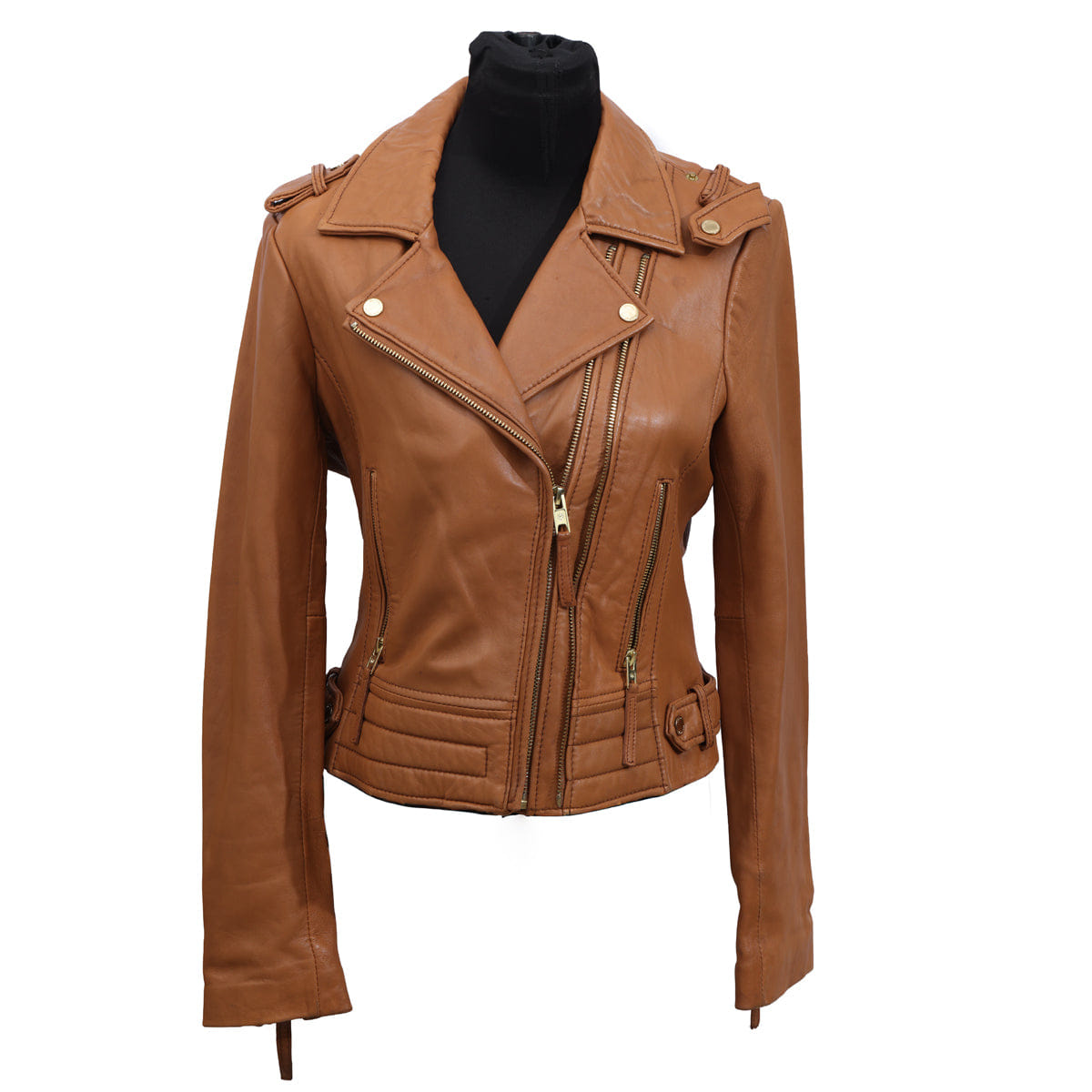 MICHAEL KORS SIZE M MAD MAX LEATHER BIKER JACKET
