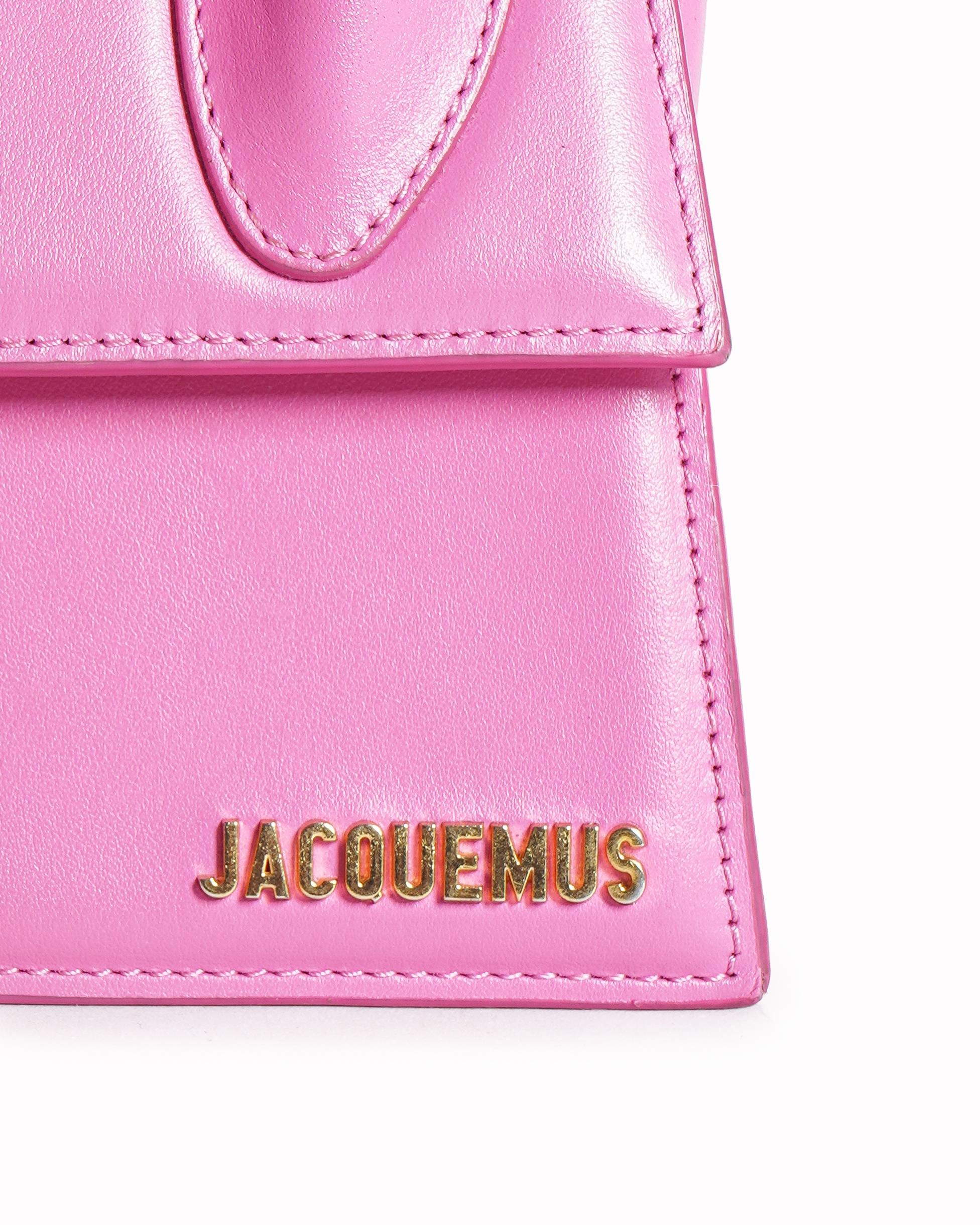 Jacquemus Pink Le Chiquito Noeud Leather Bag