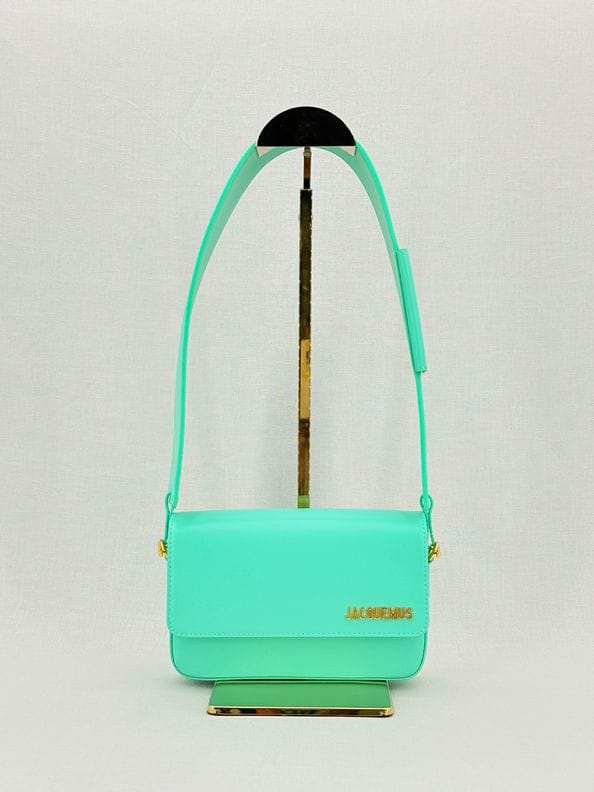 Jacquemus Le Carinu Turquoise Shoulder Bag