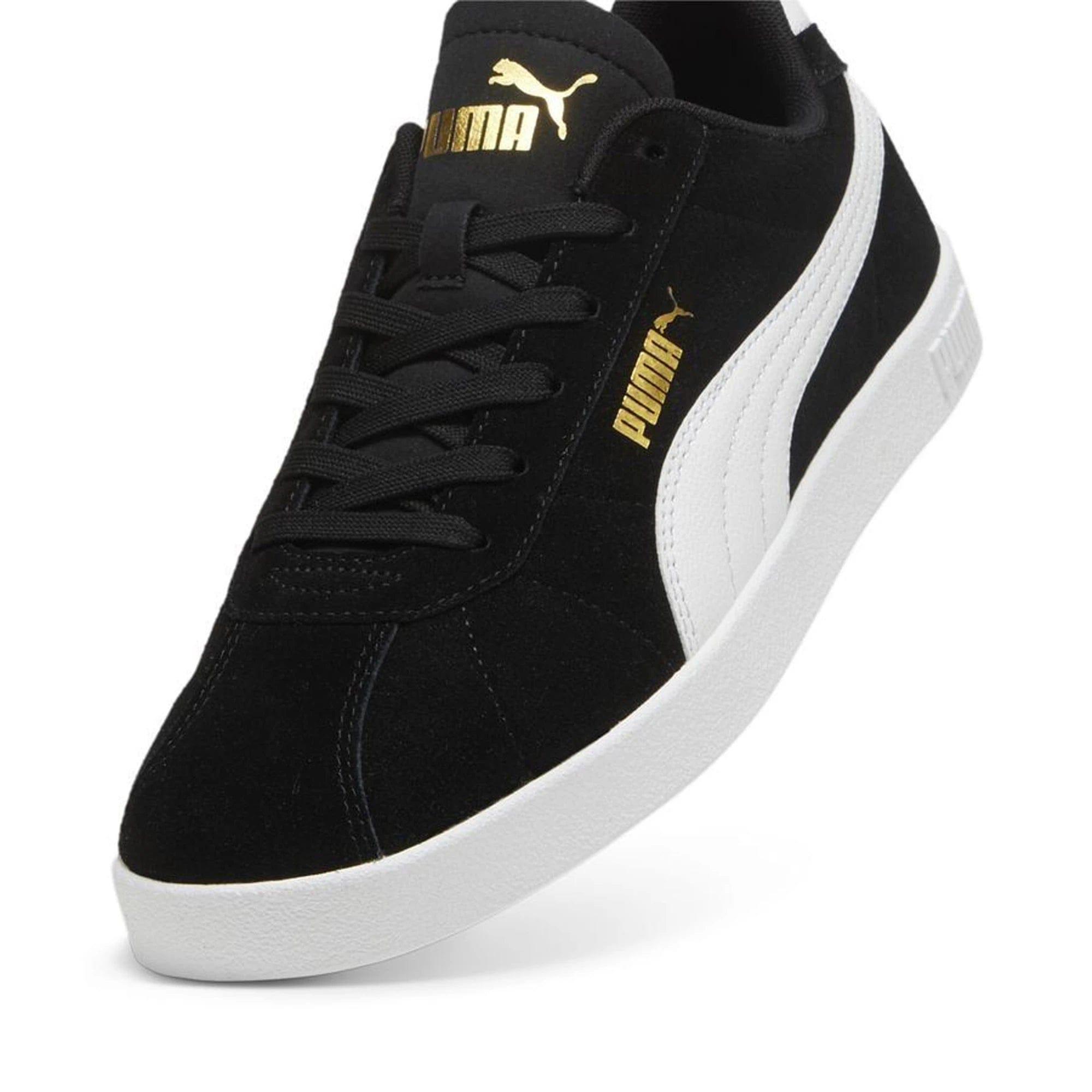 Puma Club II Black White Gold