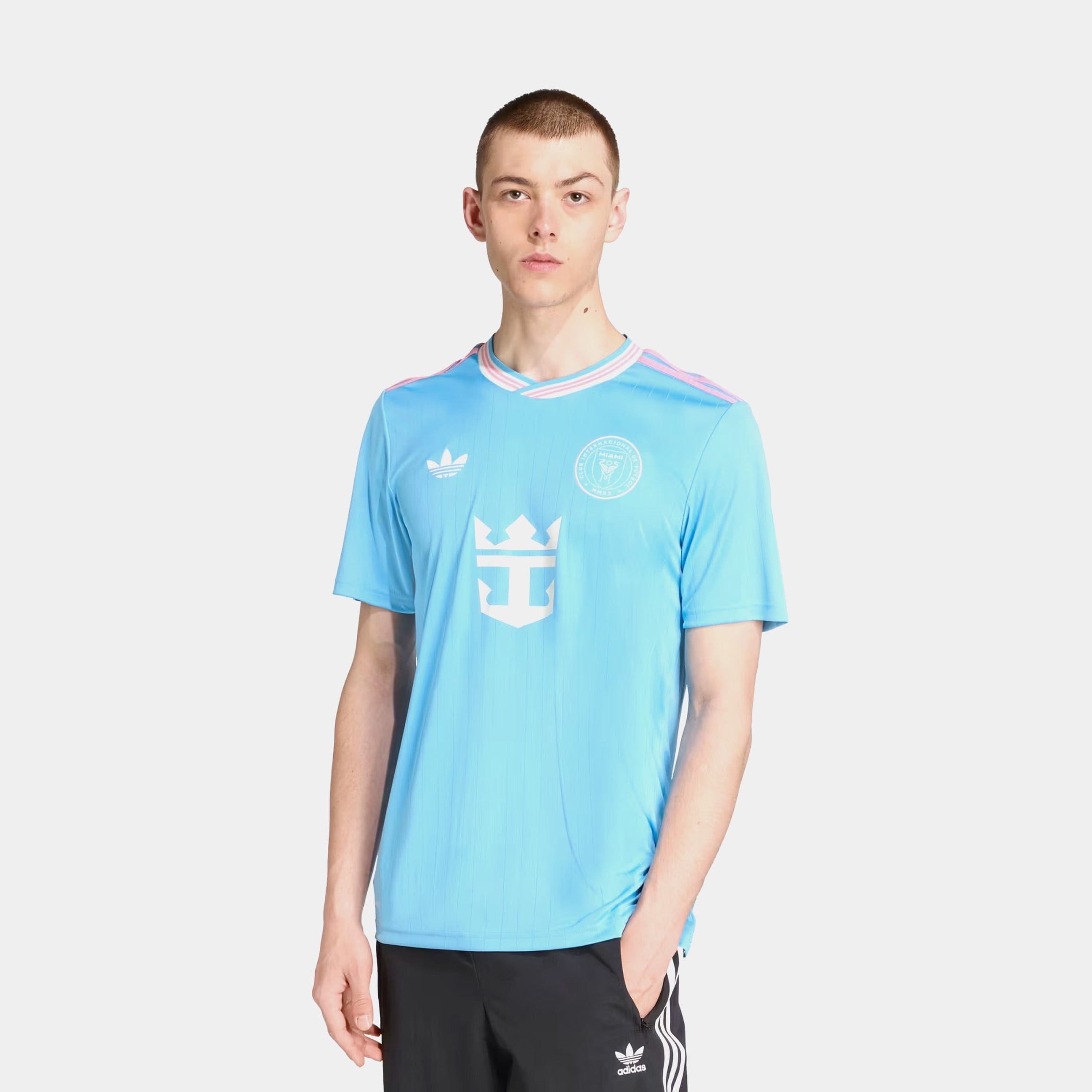 adidas Inter Miami CF Third Messi 2025 Mens Jersey (Semi Blue Burst)