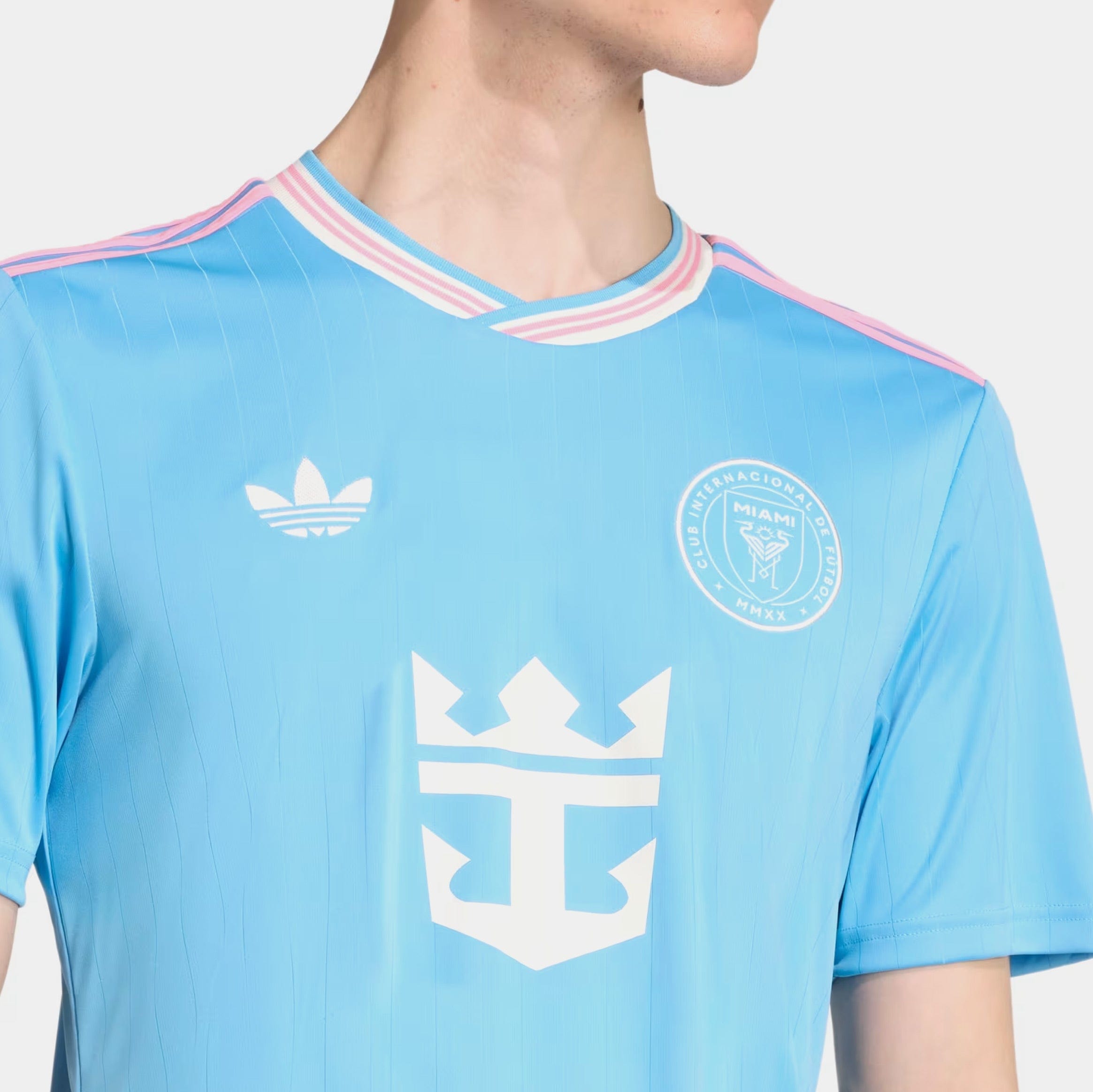 adidas Inter Miami CF Third Messi 2025 Mens Jersey (Semi Blue Burst)
