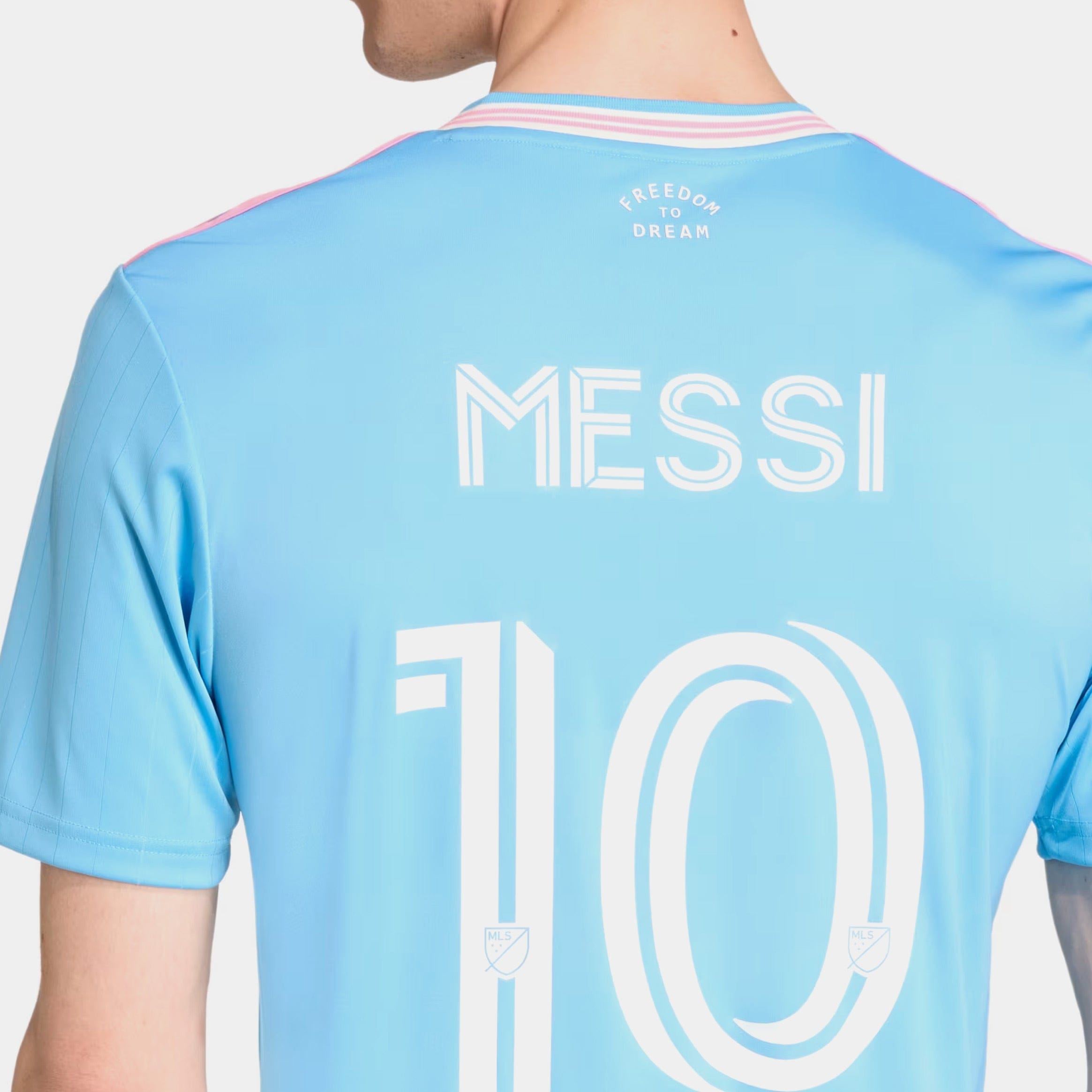 adidas Inter Miami CF Third Messi 2025 Mens Jersey (Semi Blue Burst)