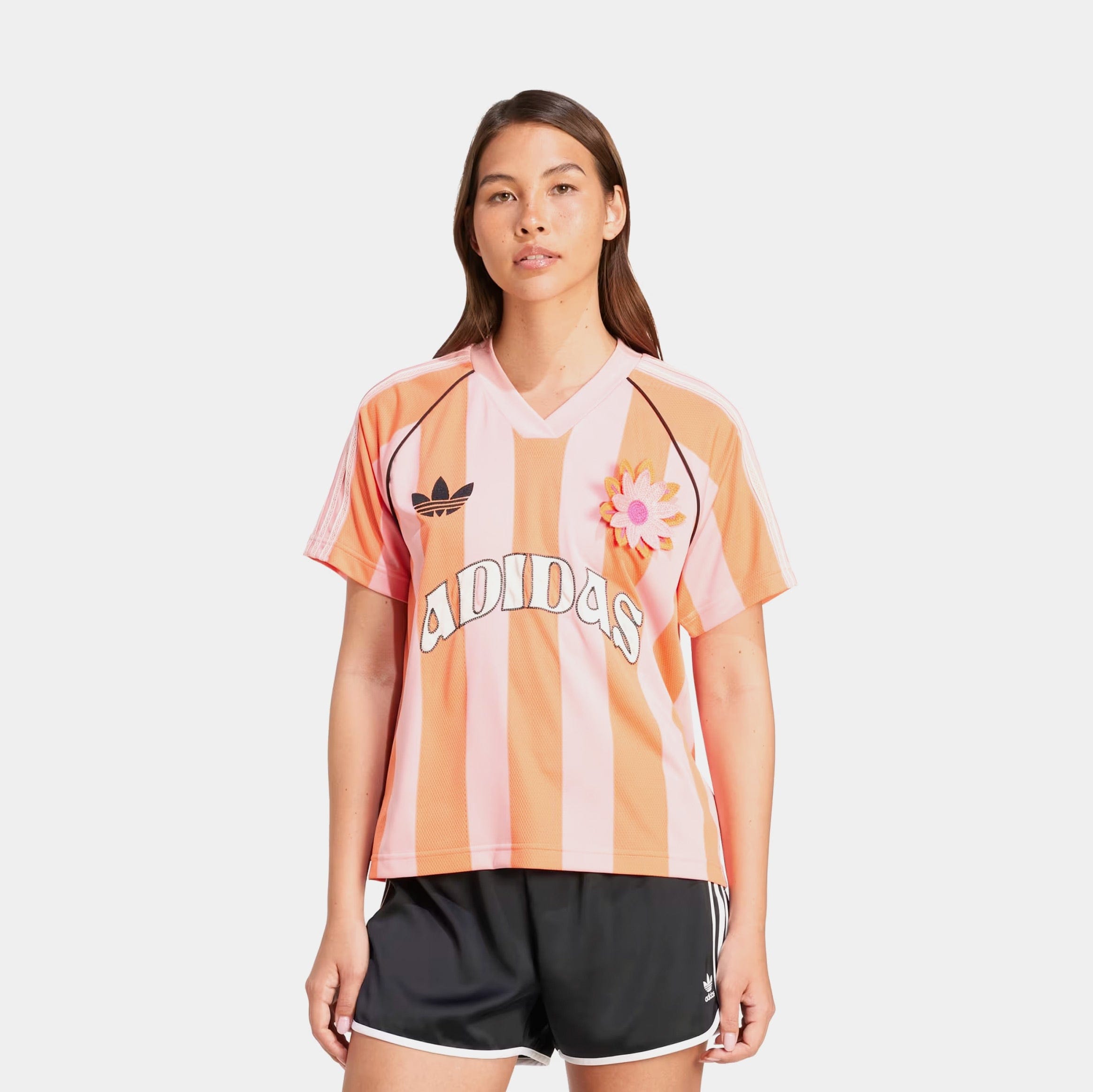 adidas Summer Glow Womens Jersey (Semi Pink Spark/Semi Solar Orange)