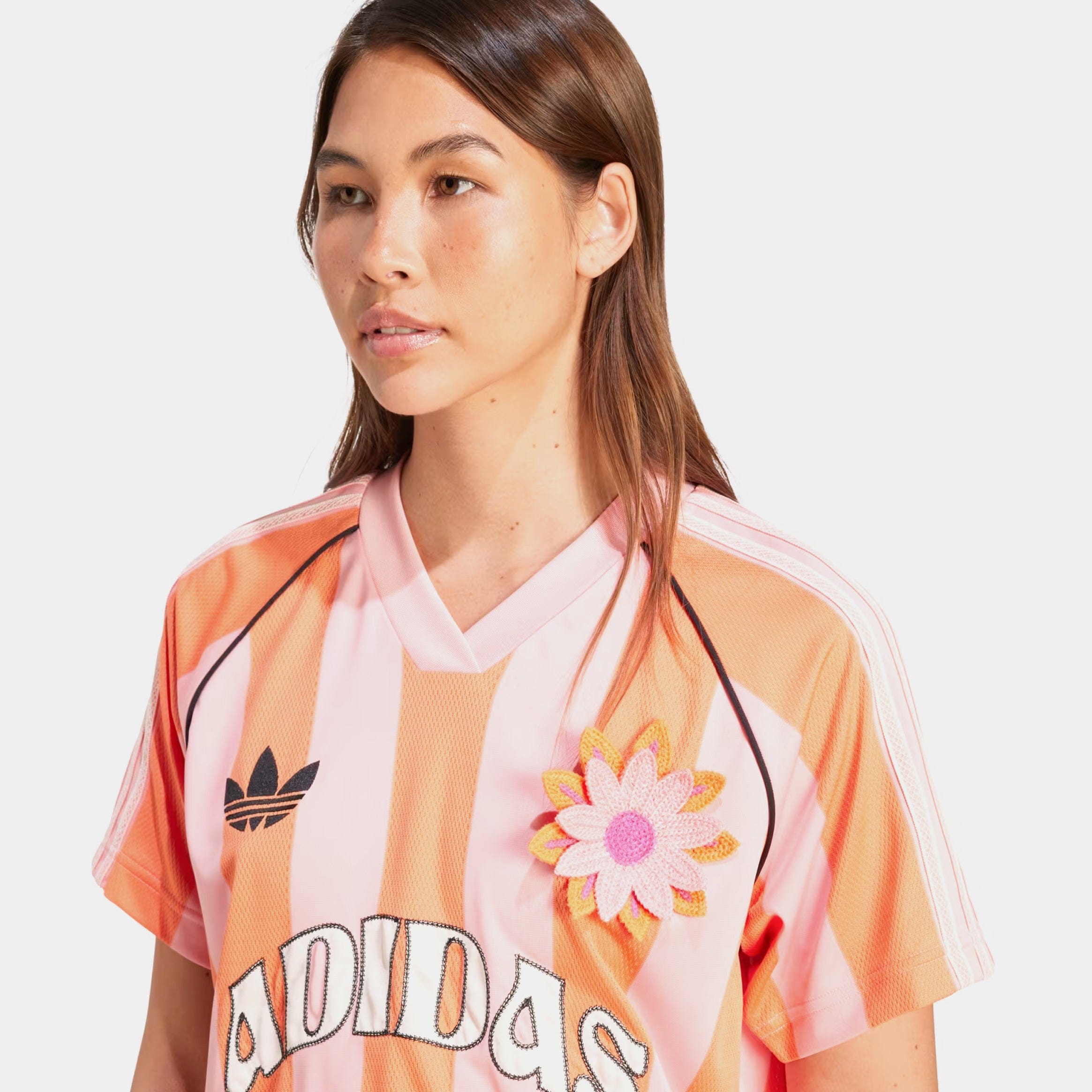 adidas Summer Glow Womens Jersey (Semi Pink Spark/Semi Solar Orange)