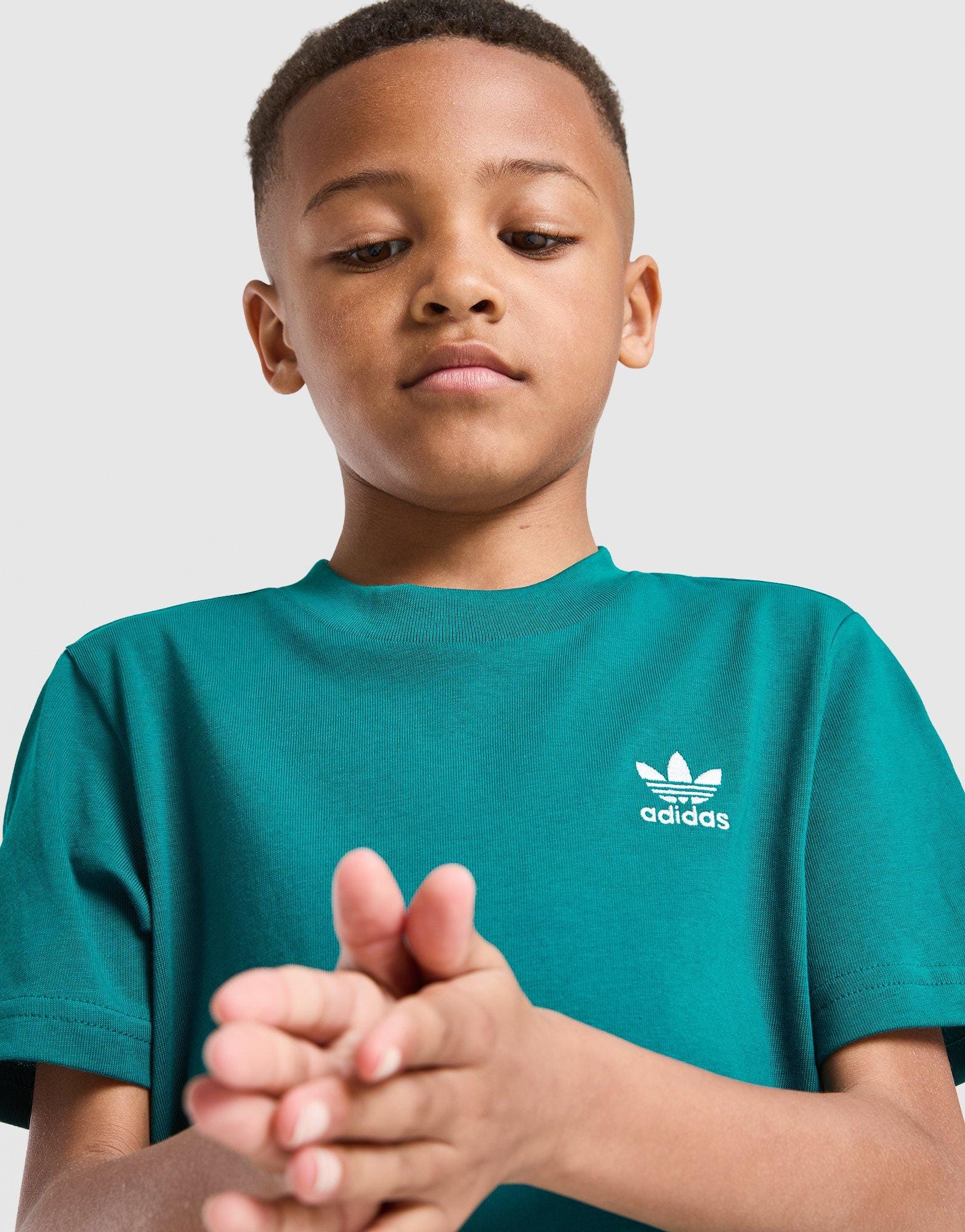adidas Trefoil Essentials T - Shirt/Shorts Set Children