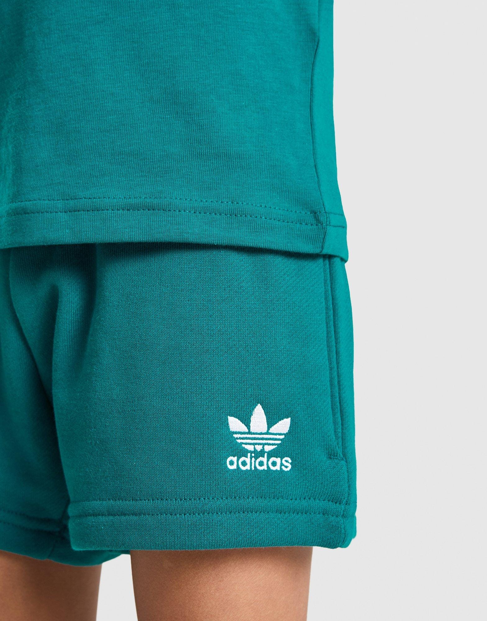 adidas Trefoil Essentials T - Shirt/Shorts Set Children