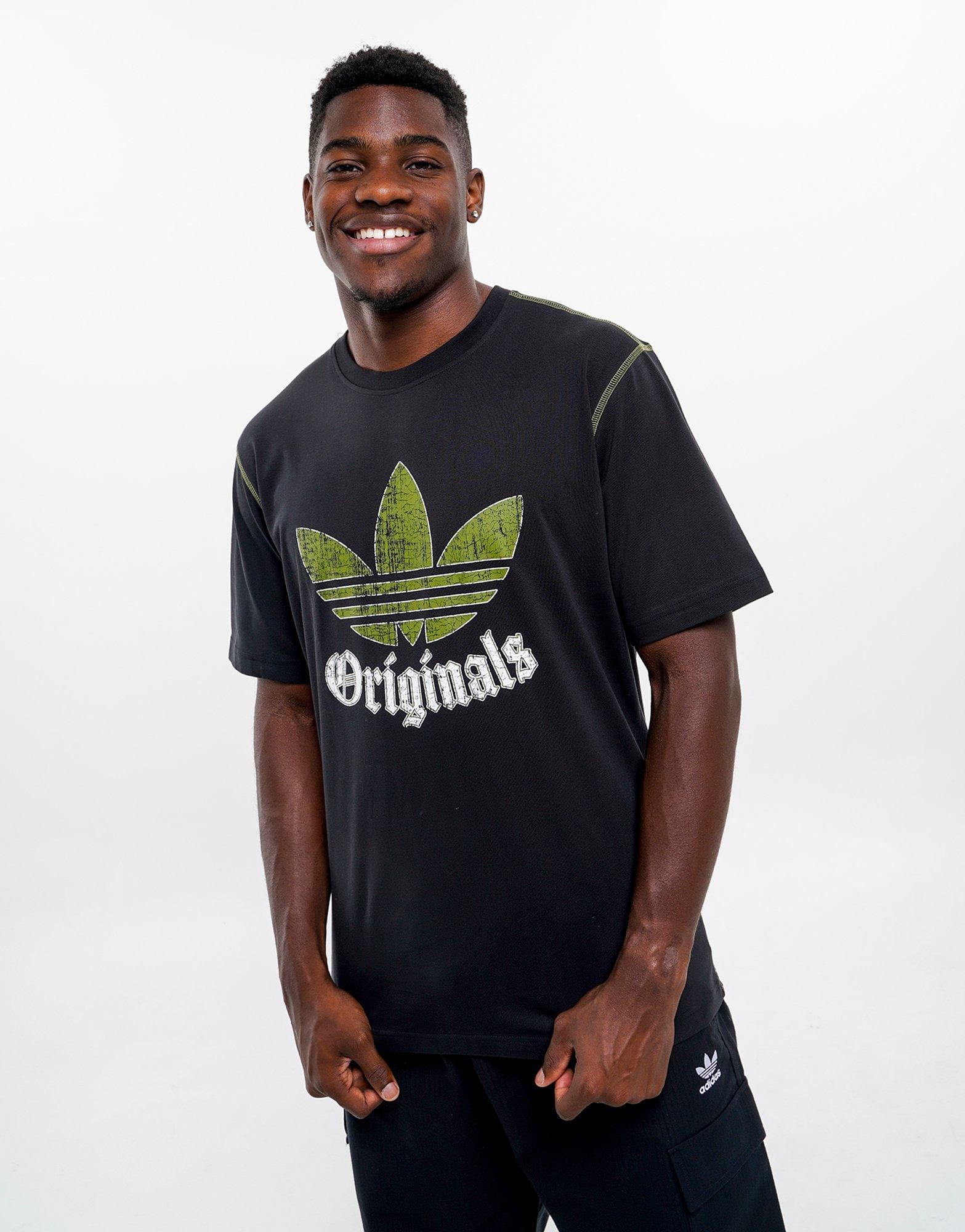 adidas Distressed Graphic T - Shirt
