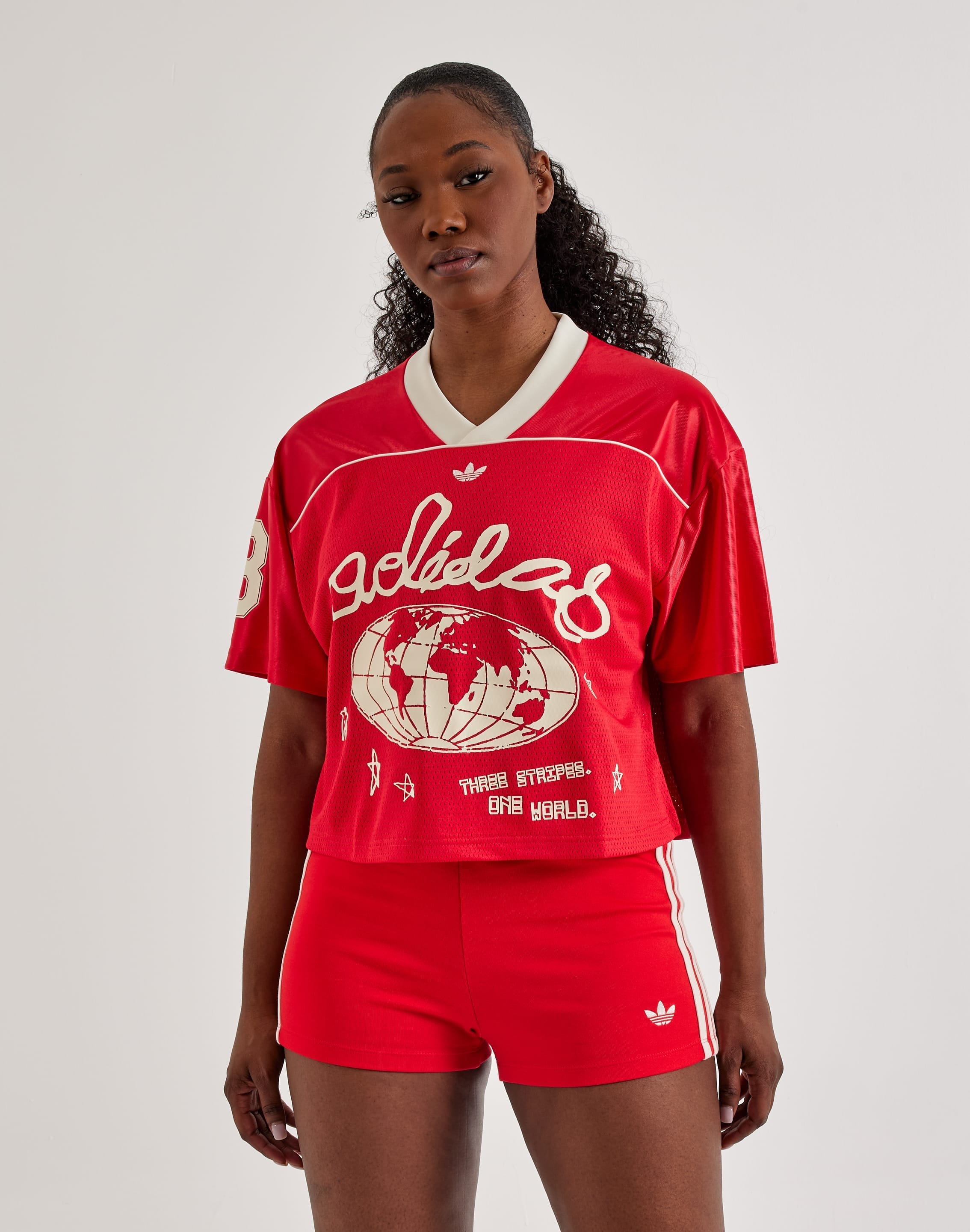 adidas Originals Cropped Football Jersey