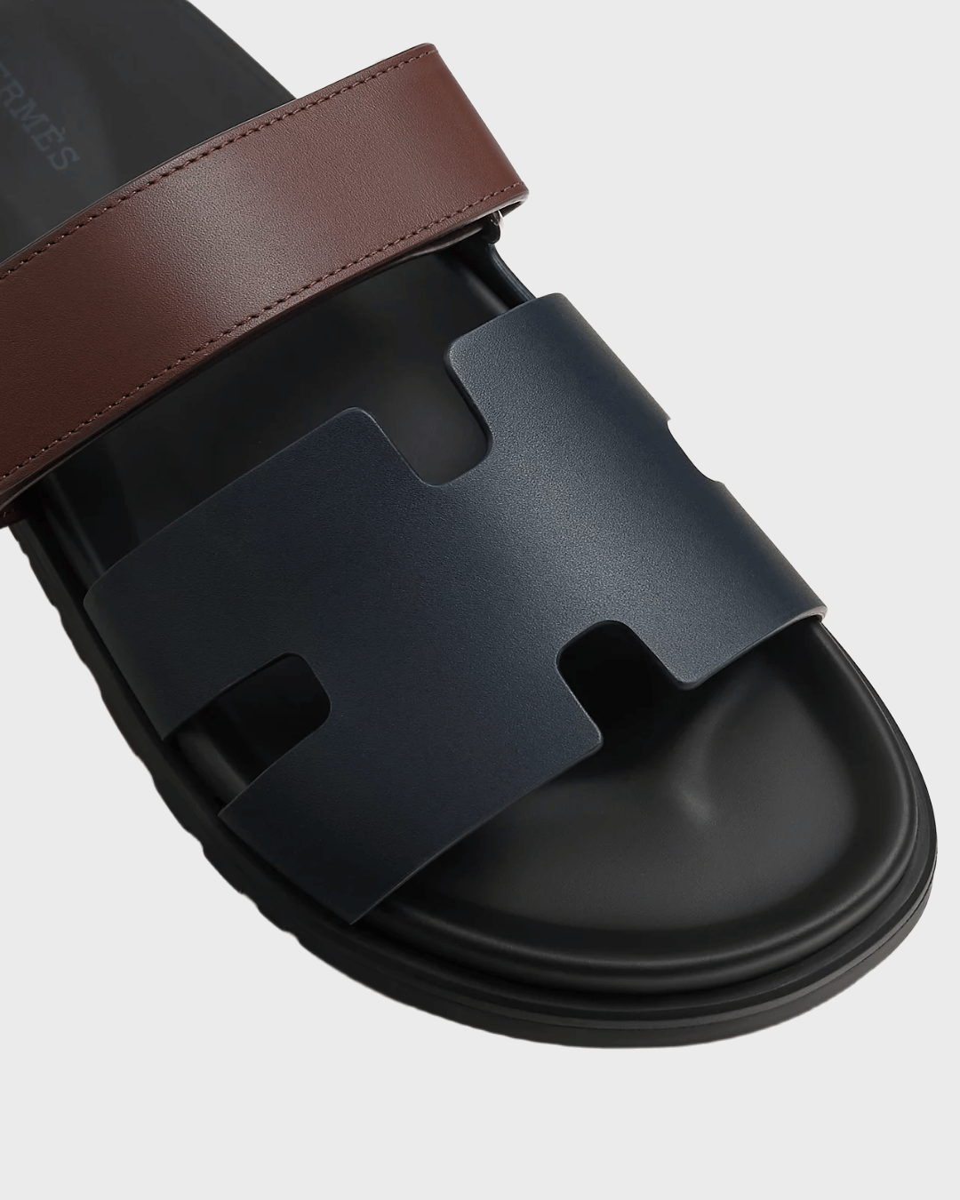 Hermes Chypre Sandal Marine / Marron Palissandre