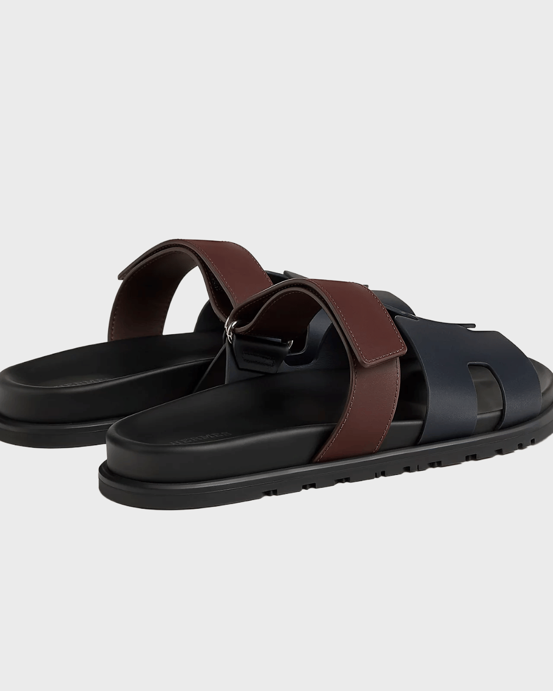 Hermes Chypre Sandal Marine / Marron Palissandre
