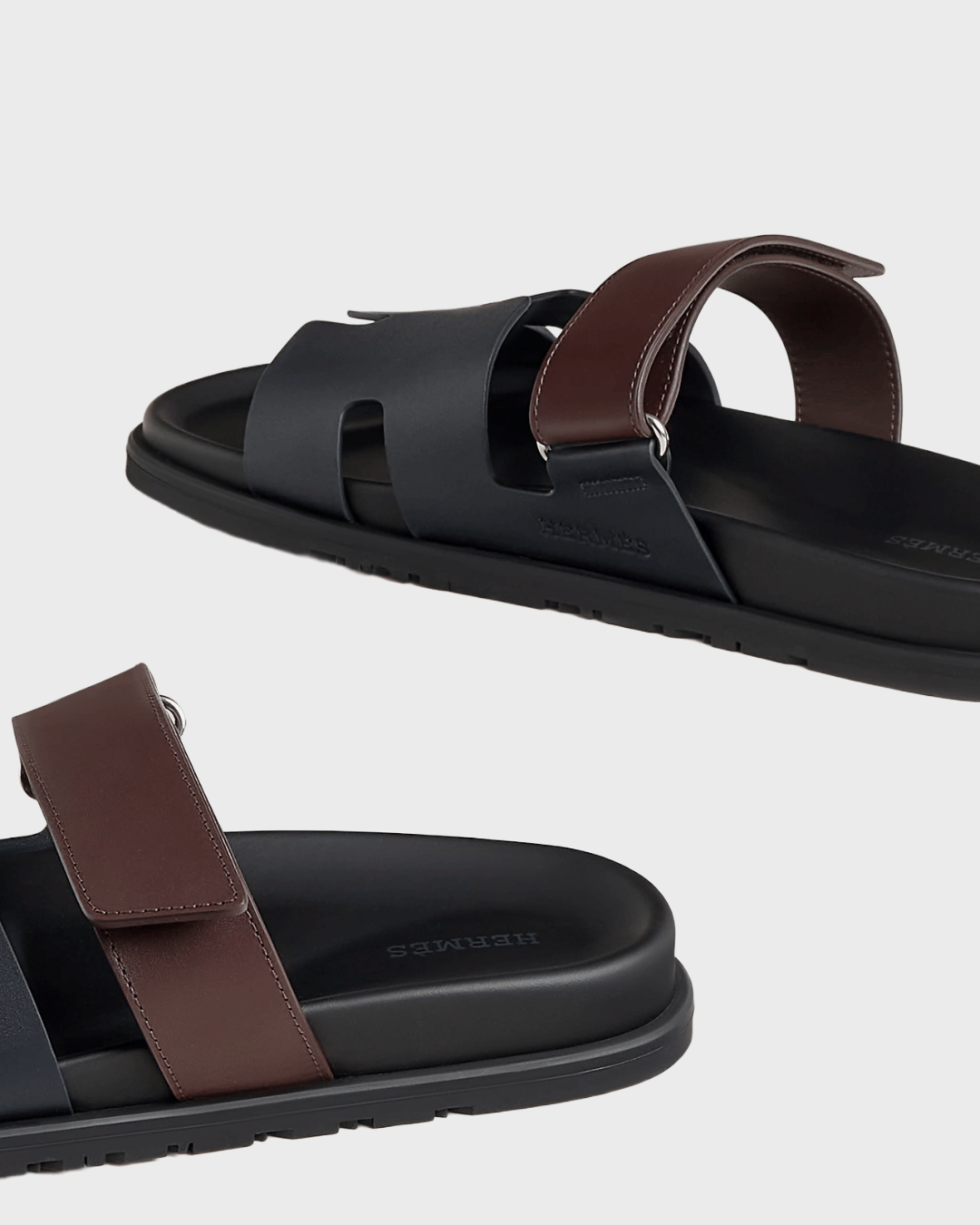 Hermes Chypre Sandal Marine / Marron Palissandre