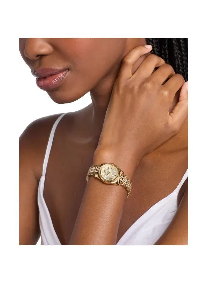 Michael Kors MK7575 Analog Watch with Gold Plated Metal Bracelet for Women | Best Price UAE