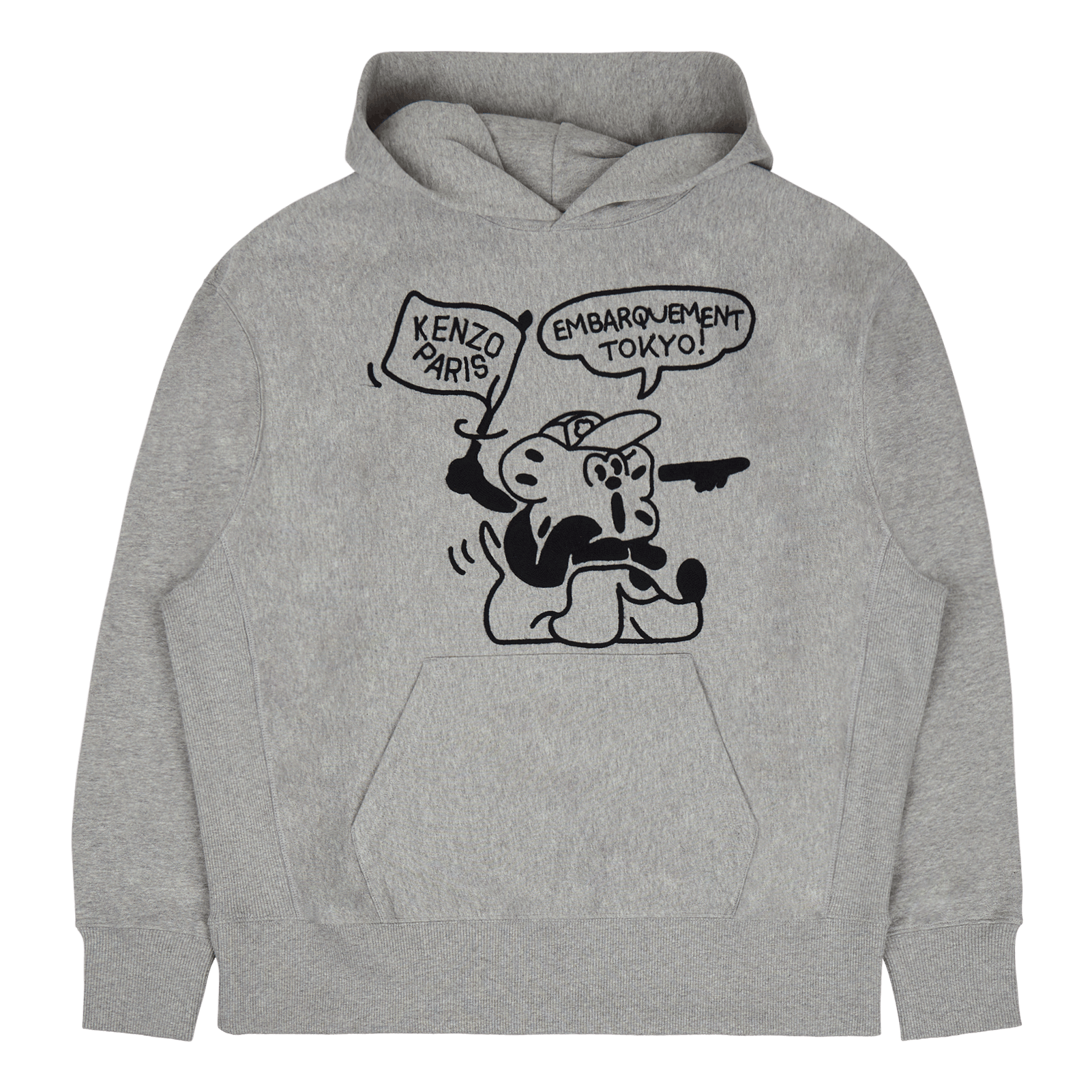 Kenzo Hoodie Boke Boy Pearl Grey