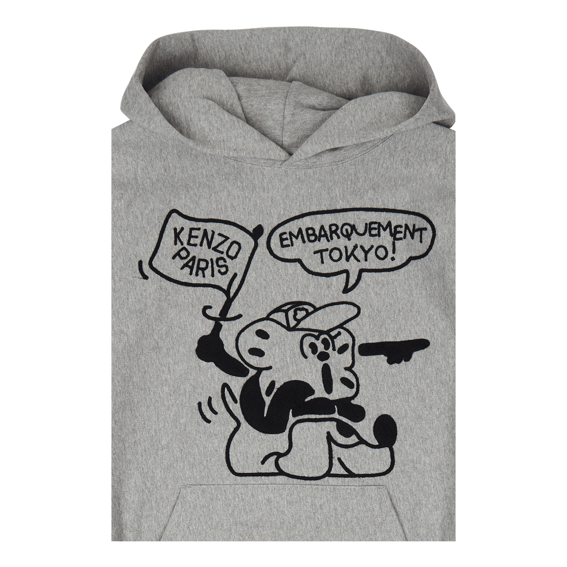 Kenzo Hoodie Boke Boy Pearl Grey