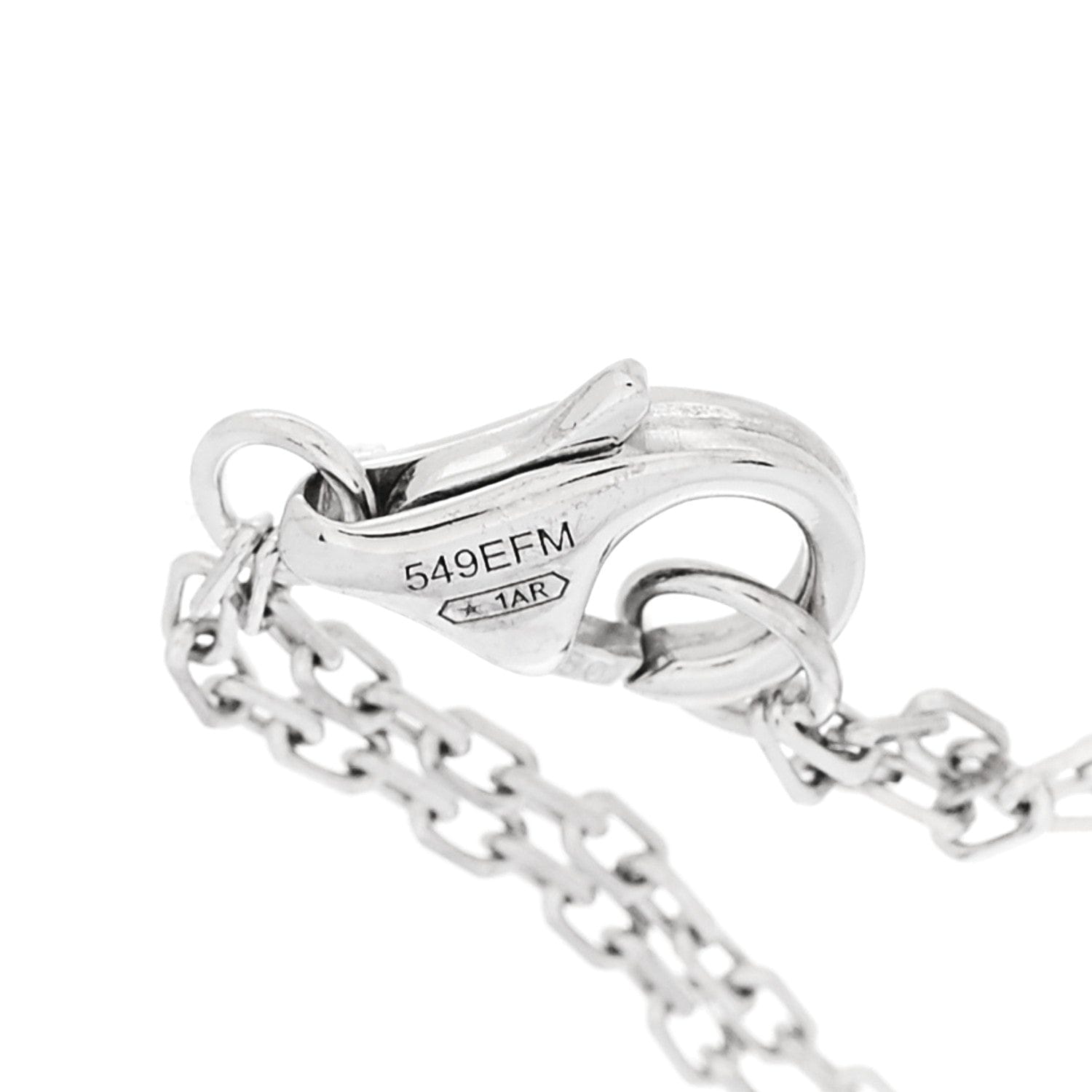Cartier 18K White Gold Diamond LOVE Bracelet