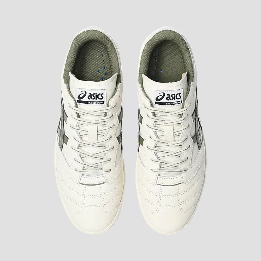 ASICS Leggerezza FB PU Leather Skate Shoes Birch / Loden Green
