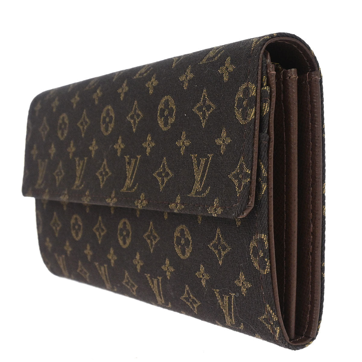 Louis Vuitton Monogram Mini Lin Portefeuille Sarah Wallet M95234