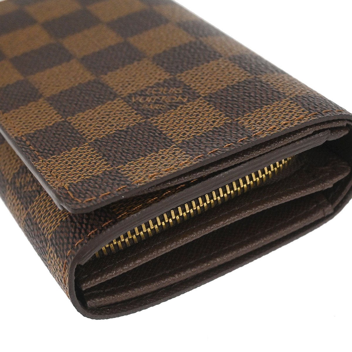 Louis Vuitton 2009 Damier Porte Monnaie Billets Tresor Wallet N61736