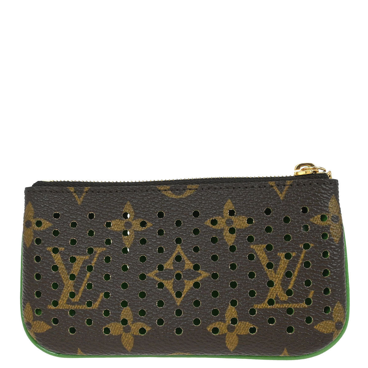 Louis Vuitton 2006 Monogram Perfo Pochette Cles Coin Purse M95186