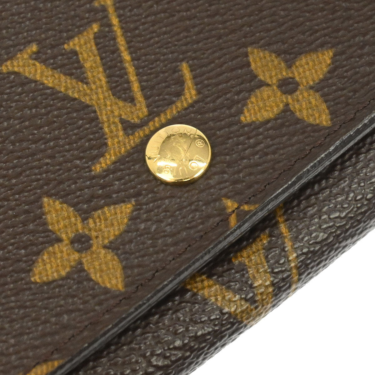 Louis Vuitton 2003 Monogram Porte Monnaie Billet Tresor Wallet M61730