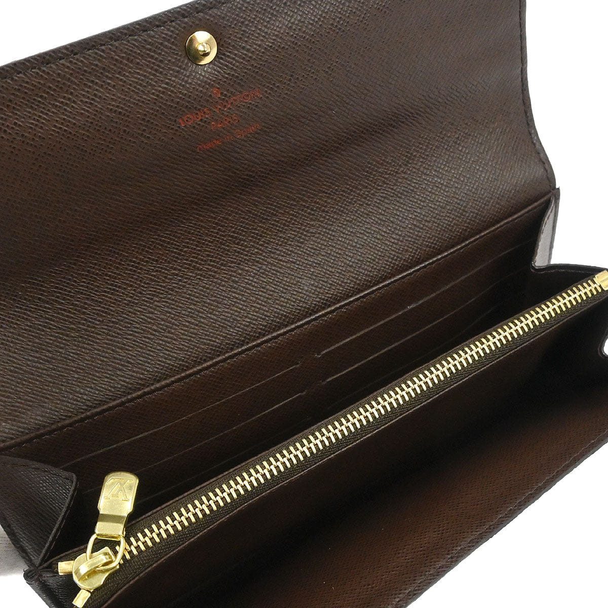Louis Vuitton 2007 Damier Portefeuille Sarah Wallet N61734