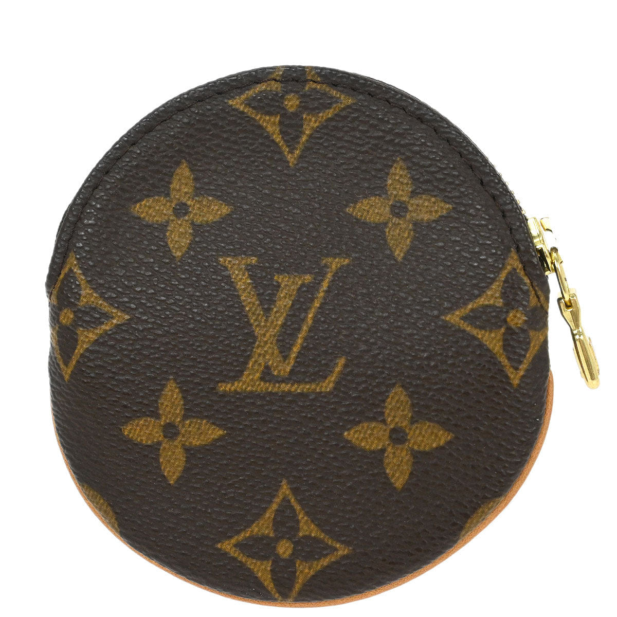 Louis Vuitton 2004 Monogram Porte Monnaie Rond Coin Case M61926