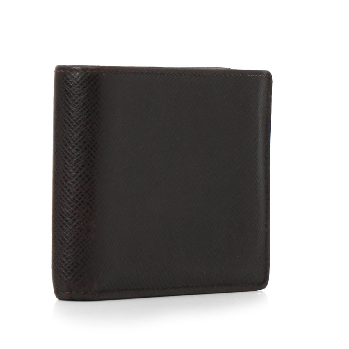Louis Vuitton Brown Taiga Leather Bifold Wallet Small