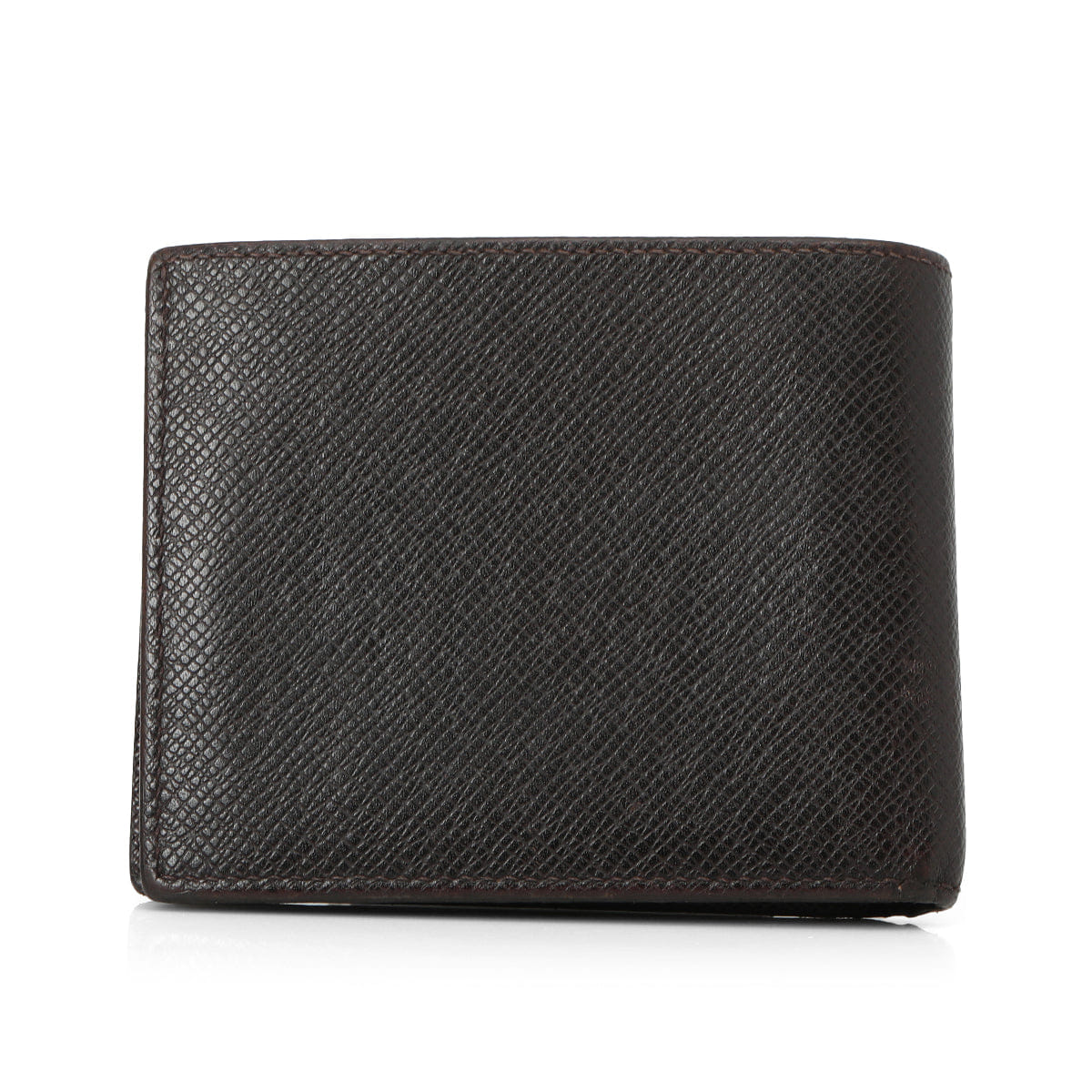 Louis Vuitton Brown Taiga Leather Bifold Wallet Small