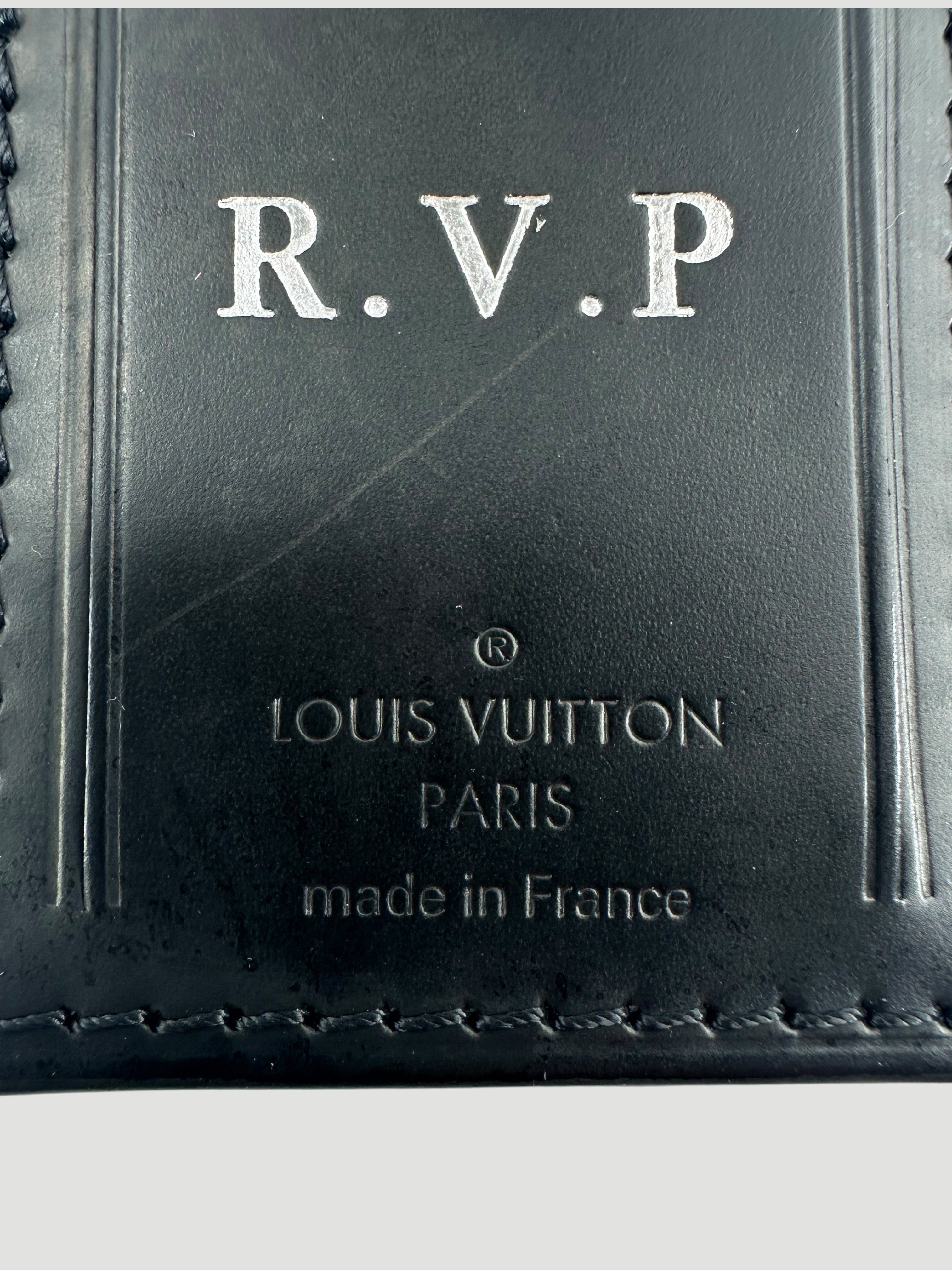 Louis Vuitton Black Luggage Tag