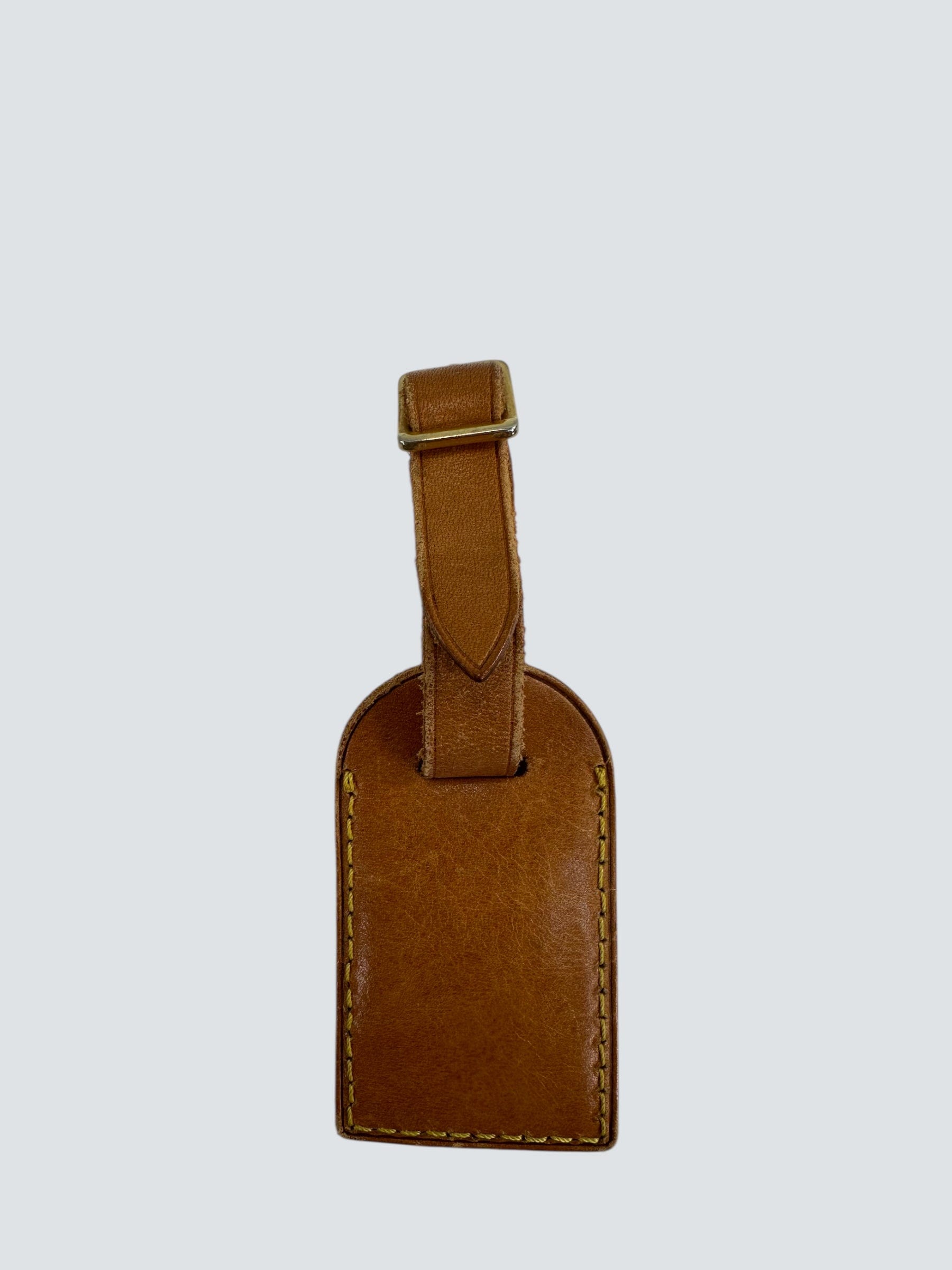 Louis Vuitton Tan Vachetta Leather Luggage Tag