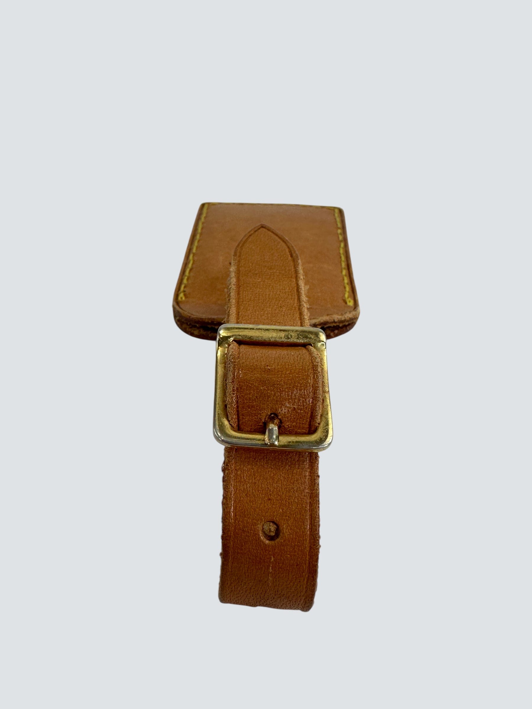 Louis Vuitton Tan Vachetta Leather Luggage Tag