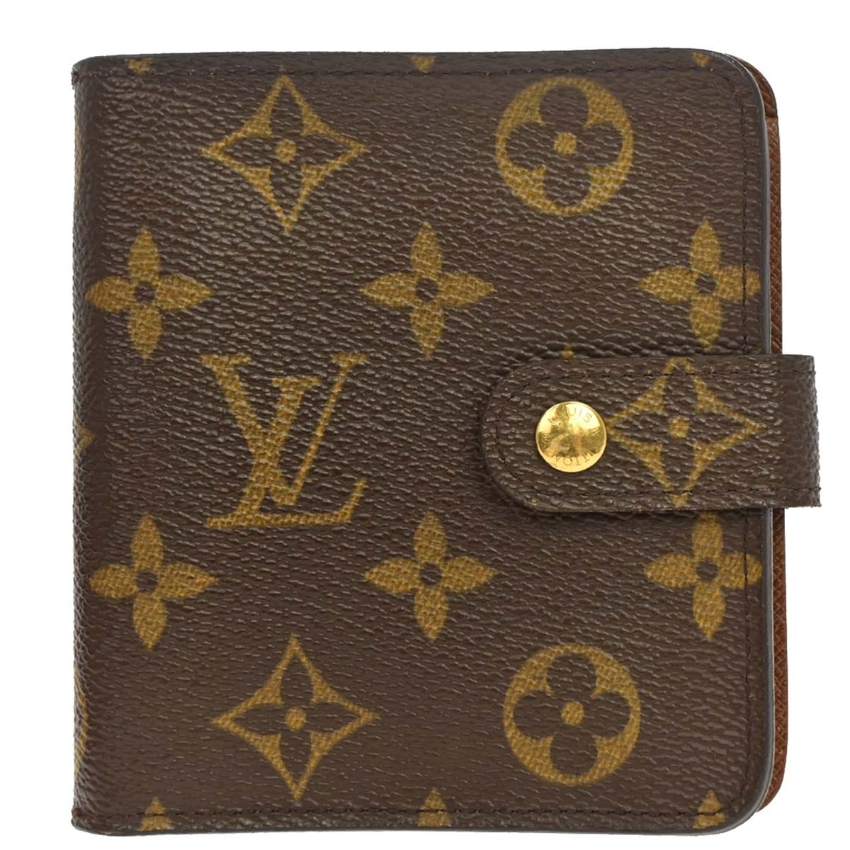 Louis Vuitton Monogram Compact Zip Wallet M61667