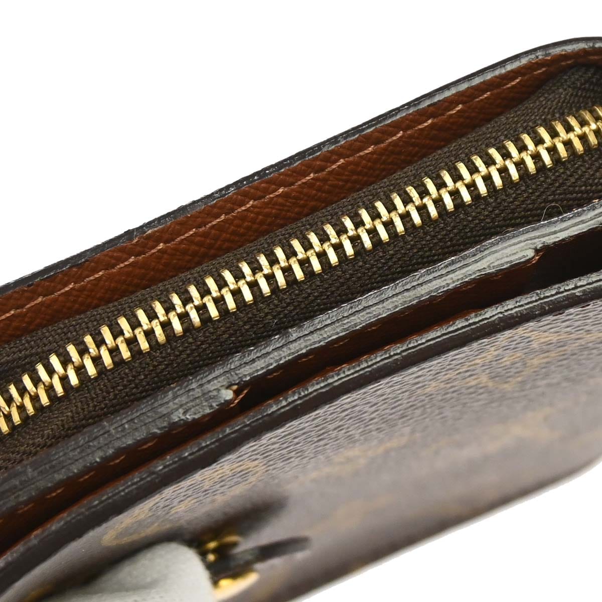 Louis Vuitton Monogram Compact Zip Wallet M61667