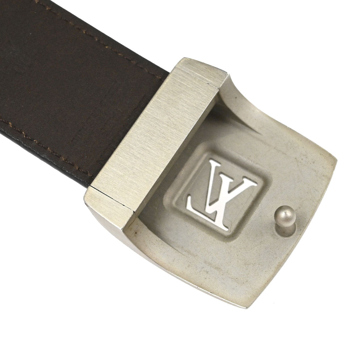 Louis Vuitton Monogram Ceinture LV Cut Belt M6888S #100/40 Small Good