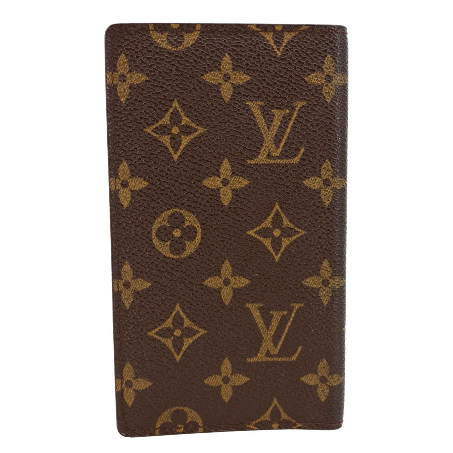 LOUIS VUITTON Monogram Canvas Long Wallet Brown