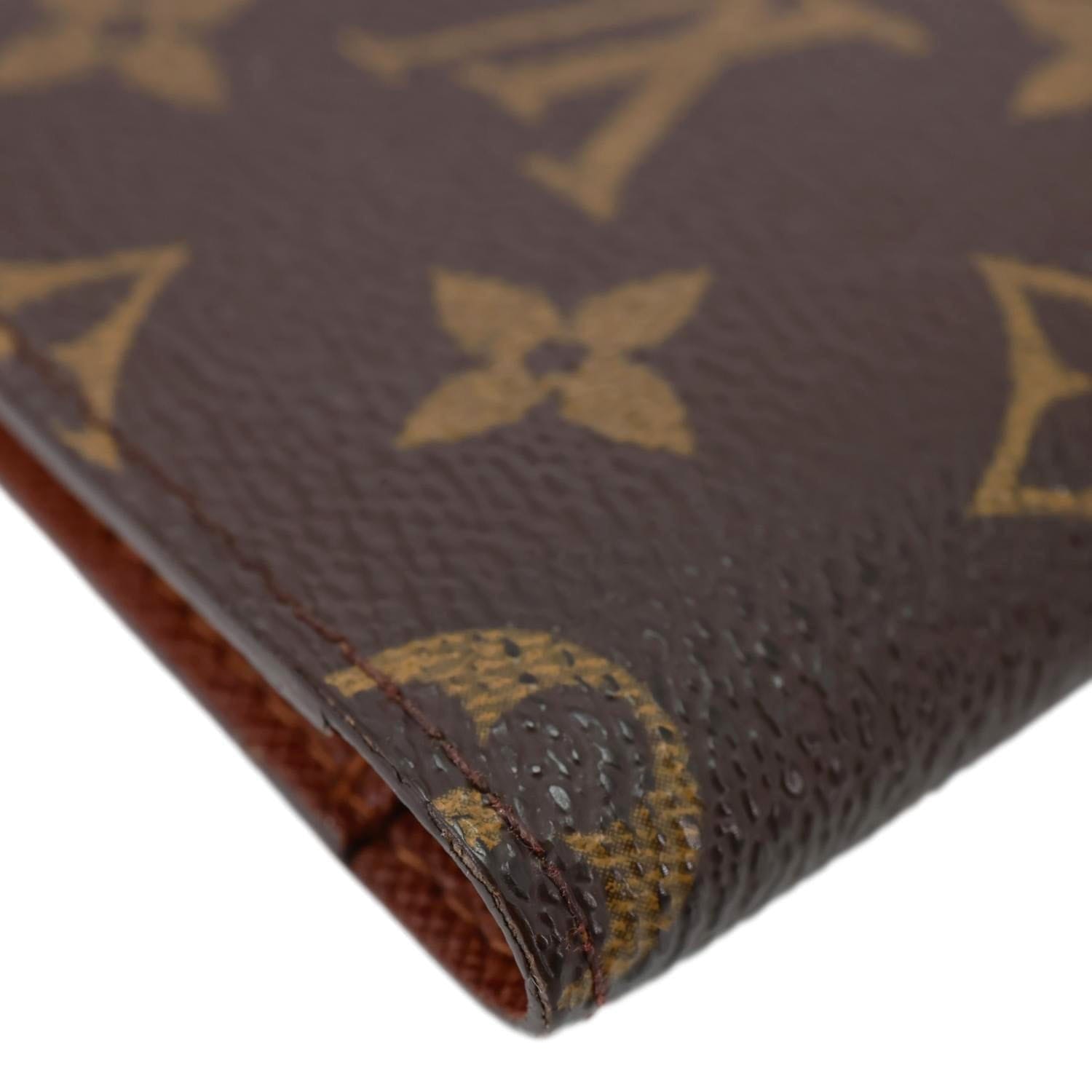 LOUIS VUITTON Monogram Canvas Long Wallet Brown