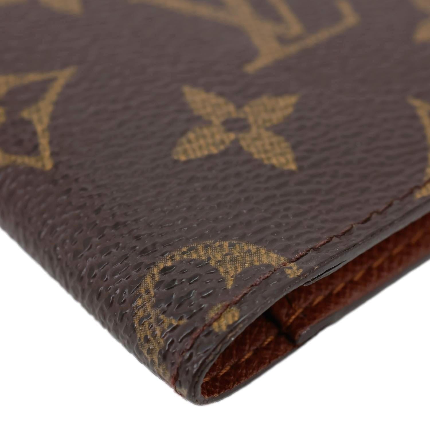 LOUIS VUITTON Monogram Canvas Long Wallet Brown