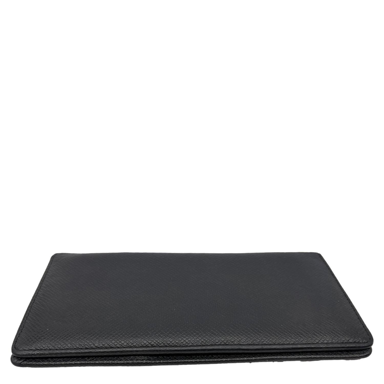 LOUIS VUITTON Brazza Taiga Leather Bifold Wallet Black