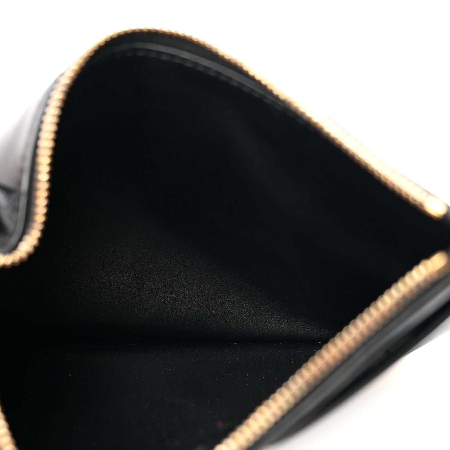 Bottega Veneta Lambskin Maxi Intrecciato Bill Pouch Black