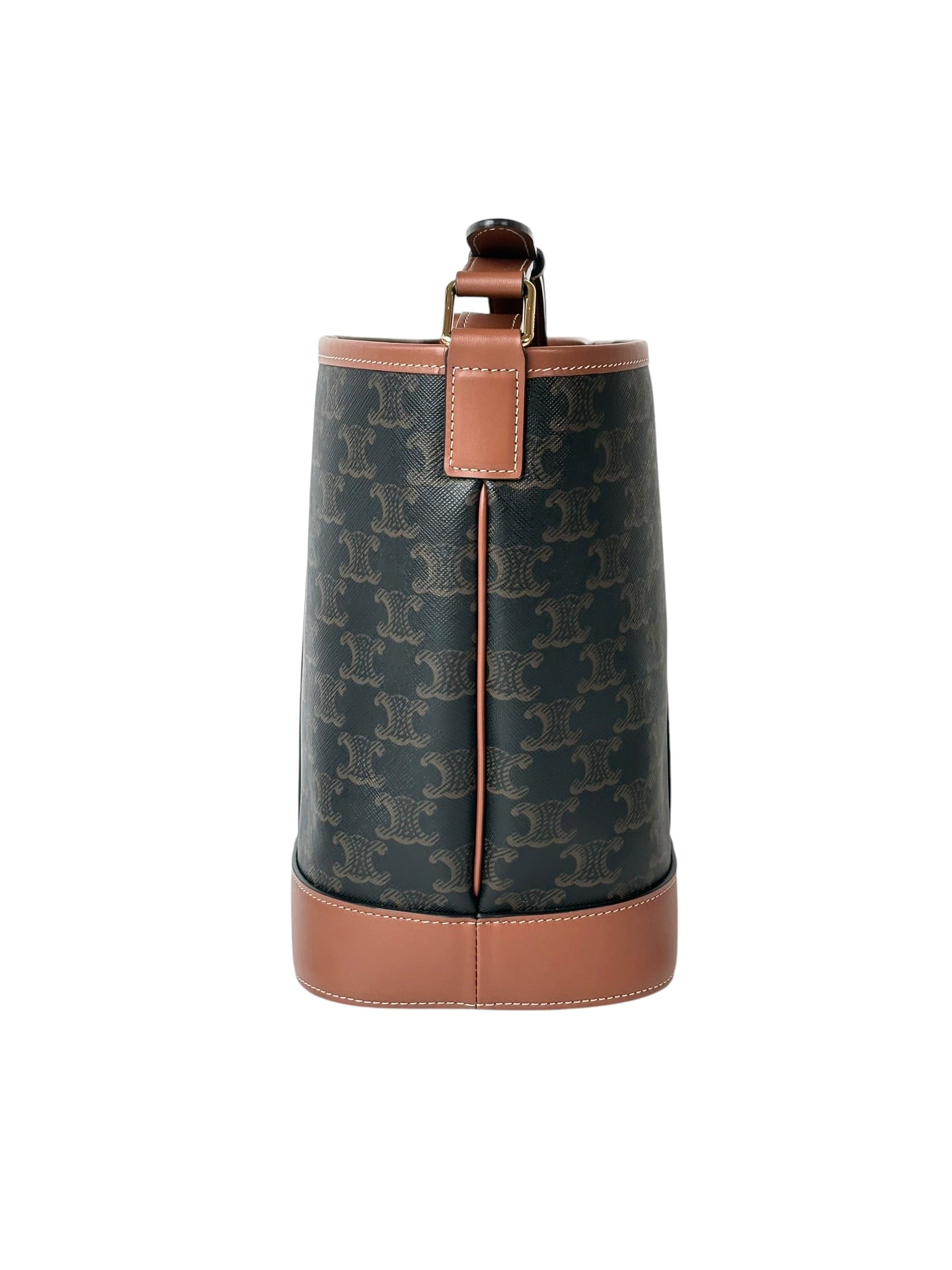 Celine Small Bucket Triomphe Canvas Bag