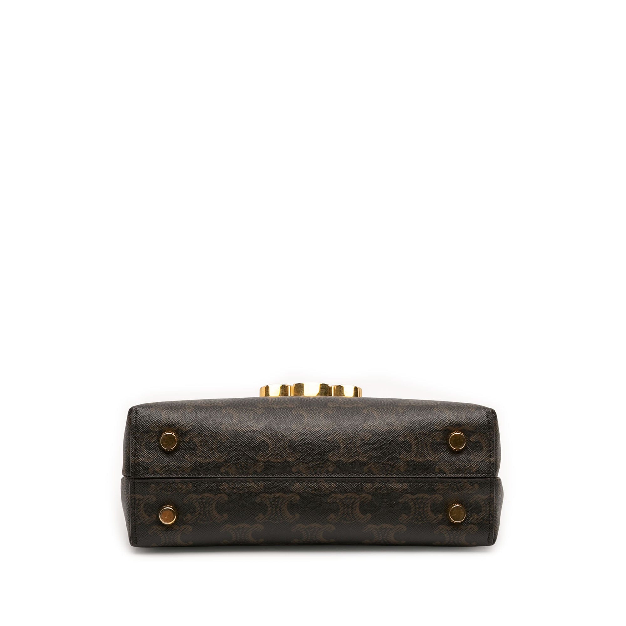 Celine Teen Triomphe Coated Canvas Nino Bag