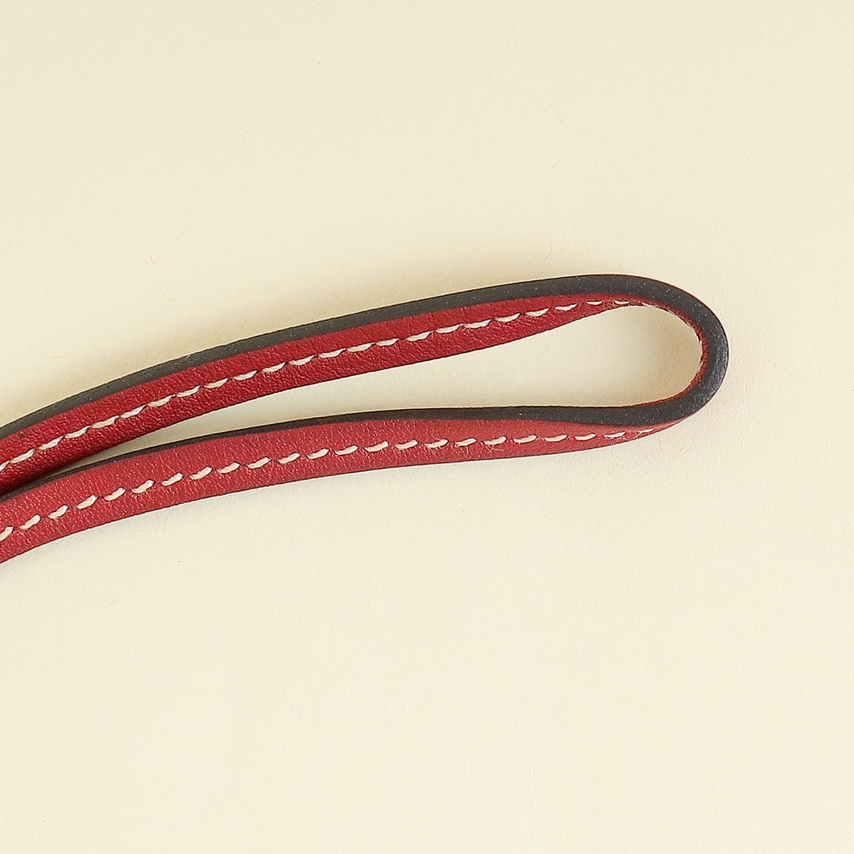 Hermes Rouge Grenat Horse Shoe Paddock Bag Charm