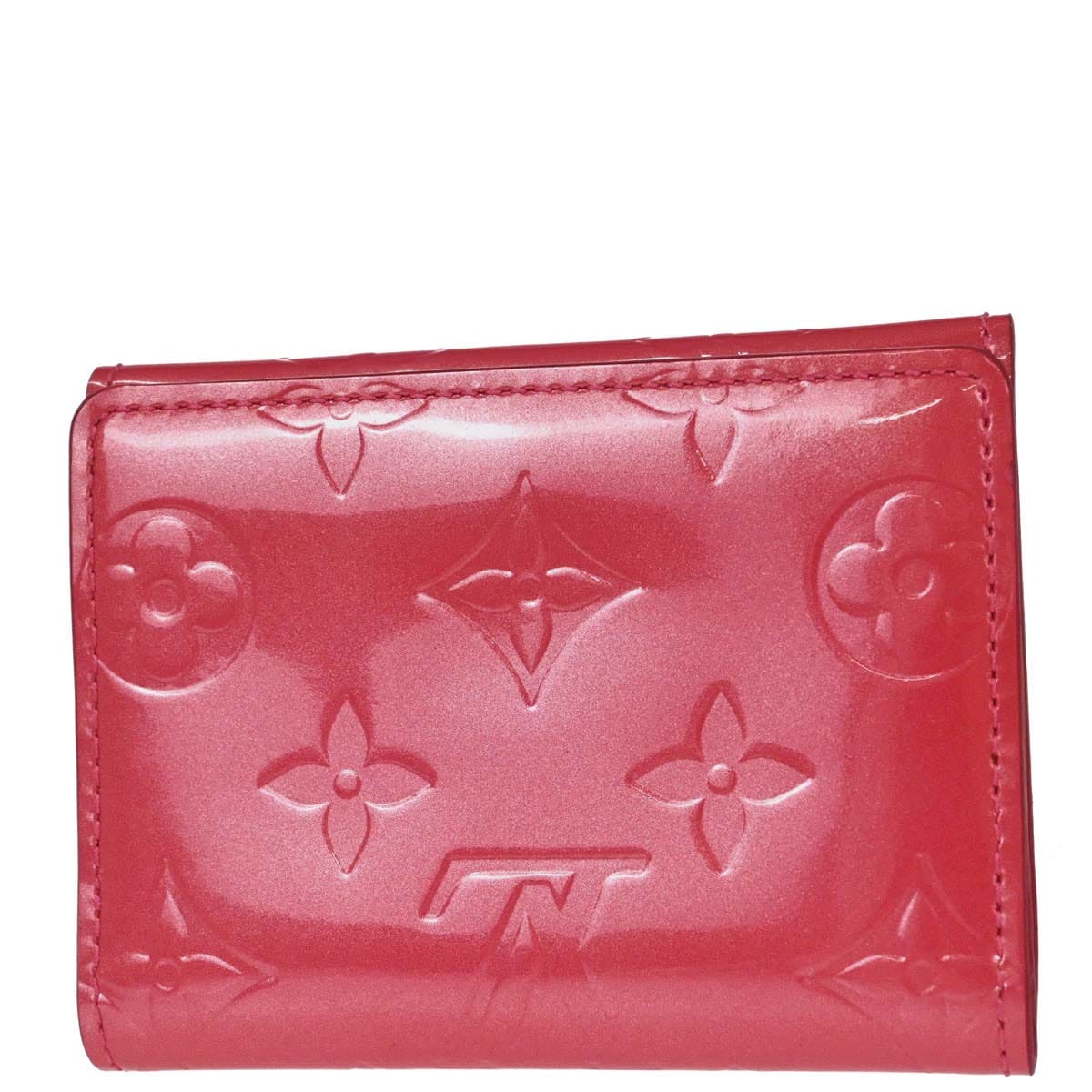 Louis Vuitton 2007 Pink Monogram Vernis Ludlow Coin Case Wallet M9143F