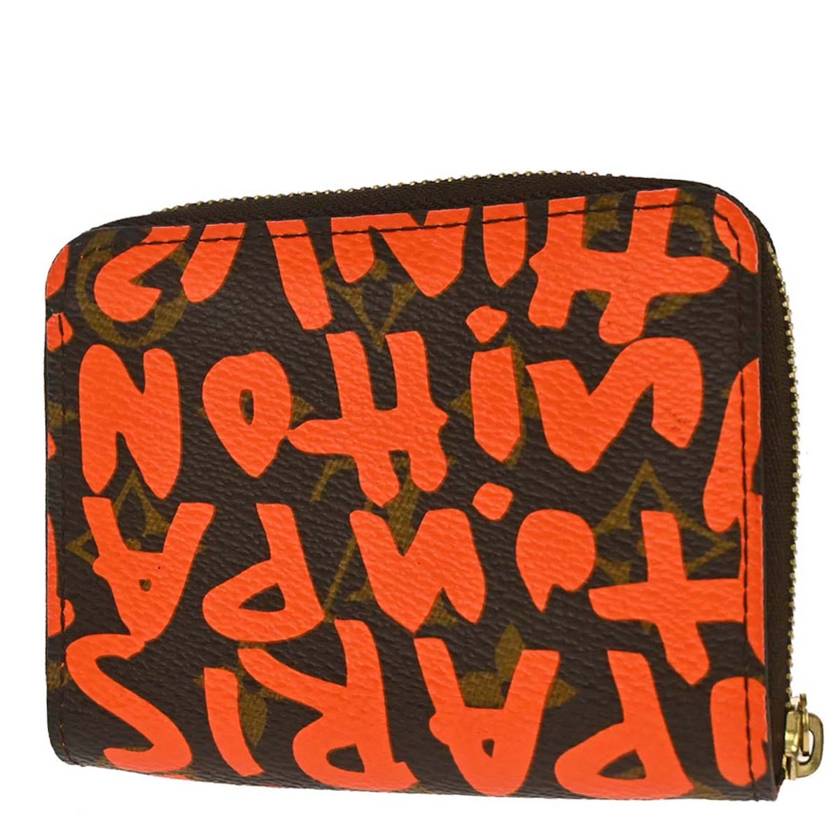 Louis Vuitton Monogram Graffiti Zippy Coin Purse Wallet M93708