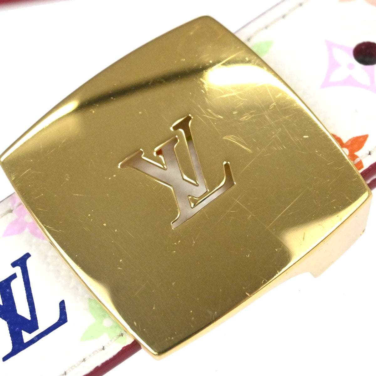 Louis Vuitton Multicolor Ceinture Belt M9682W #80/32 Small Good