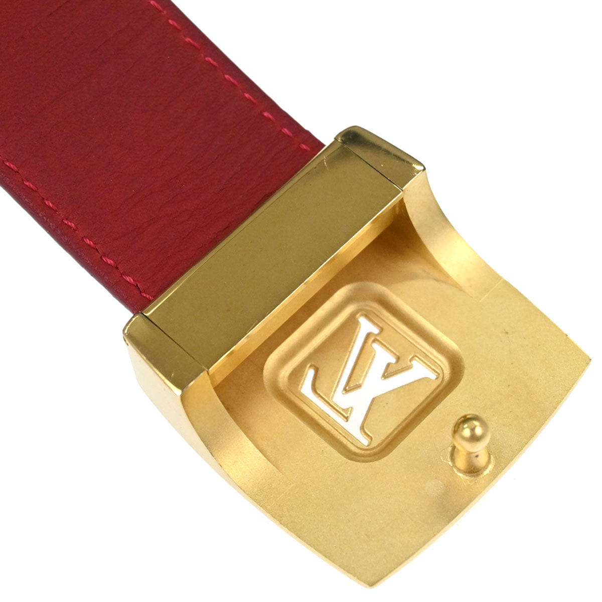 Louis Vuitton Multicolor Ceinture Belt M9682W #80/32 Small Good